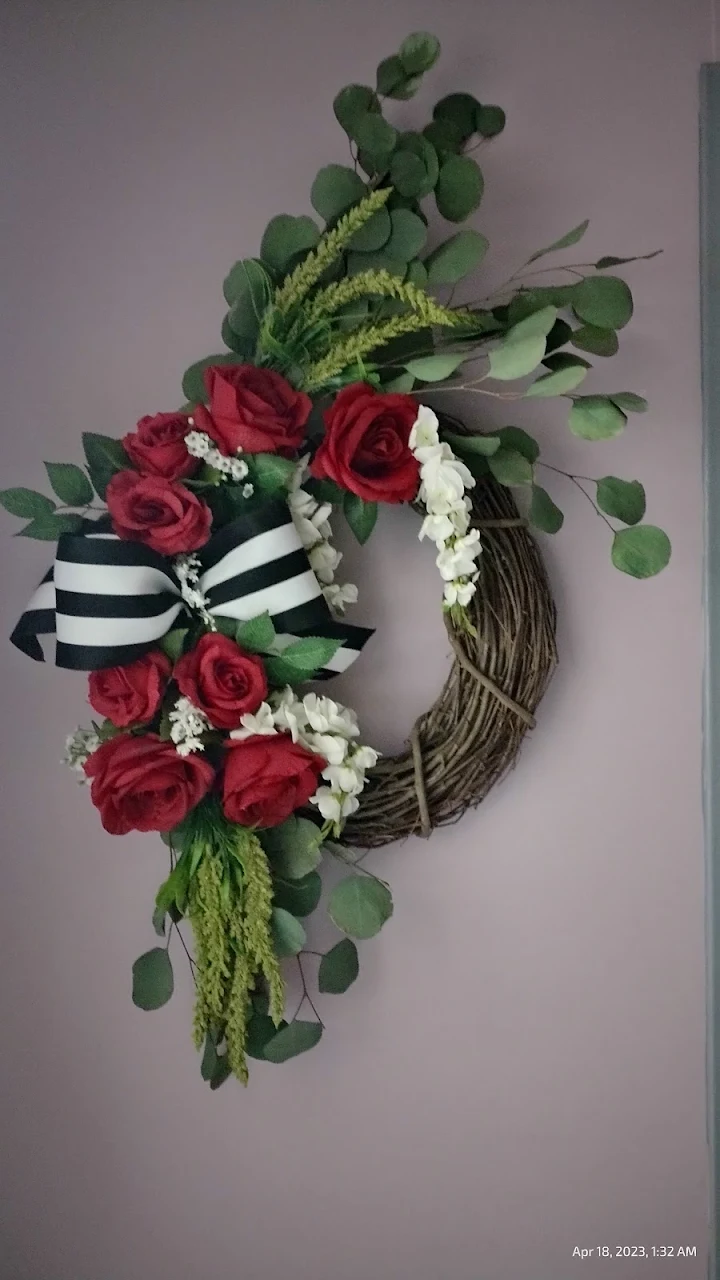 Crimson Chic Wreath
