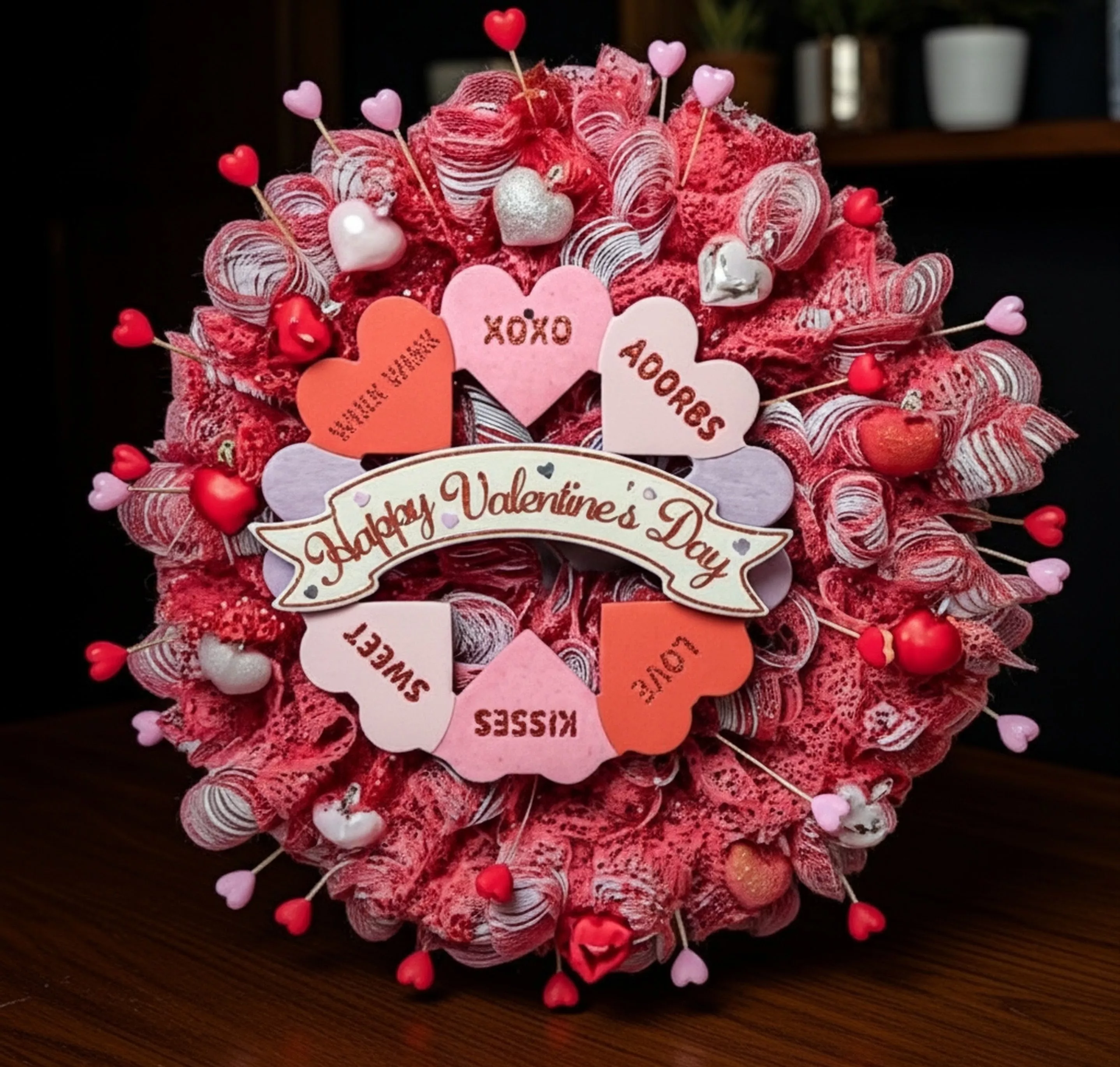 Sweetheart Swirl Wreath